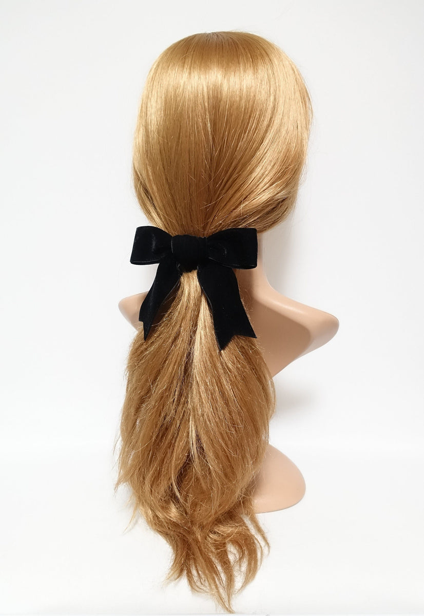 Black Velvet Hair Bow, Naomi Hair Bow, Practical Hair Bow, Must-Have Hair Bow for Women