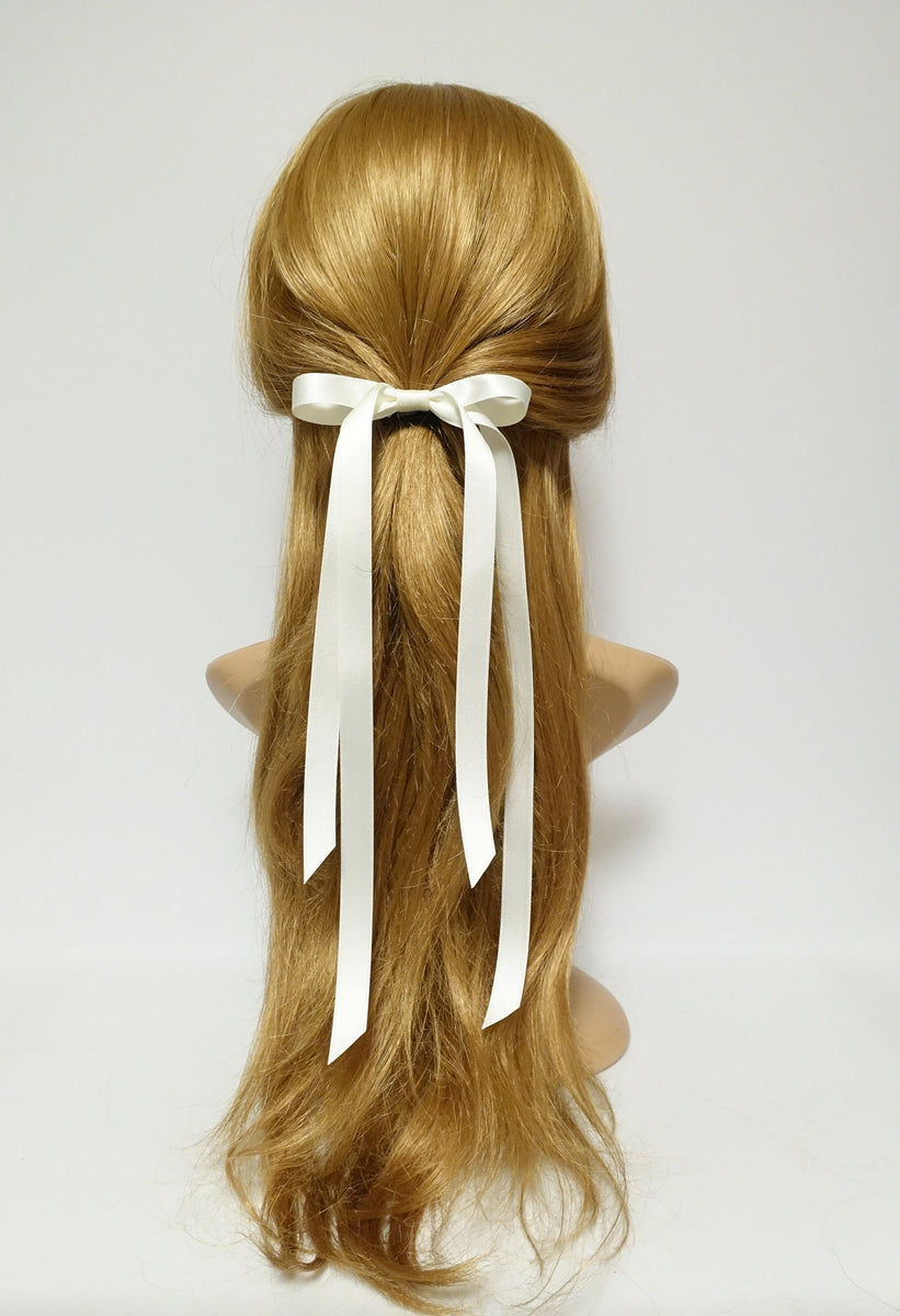 My Lello Small Long-tail Ponytail Hair-Bow Royal Orchid