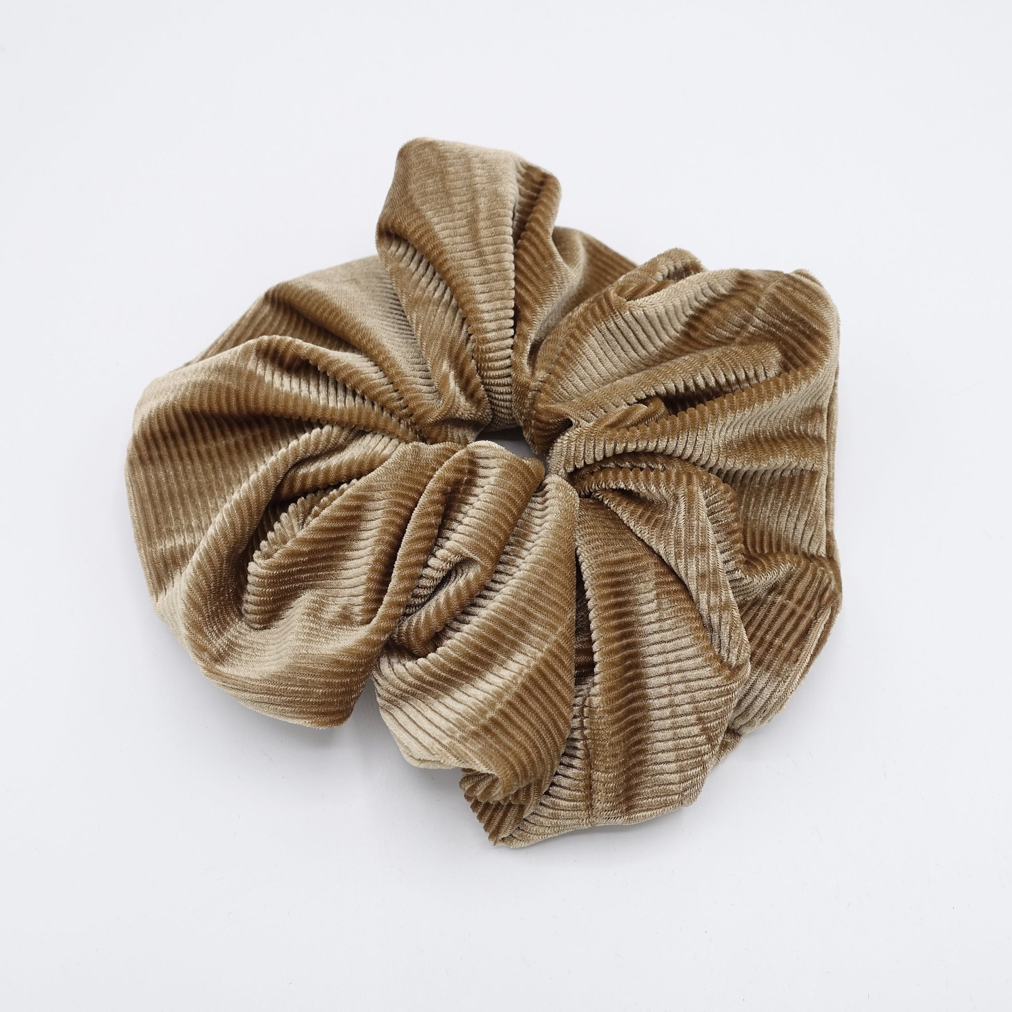 velour scrunchies, corduroy scrunchies, large scrunchies for women