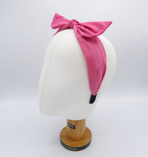 solid bow knot headband, casual headband, daily headband for women