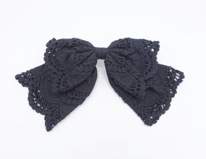 lace hair bow for women