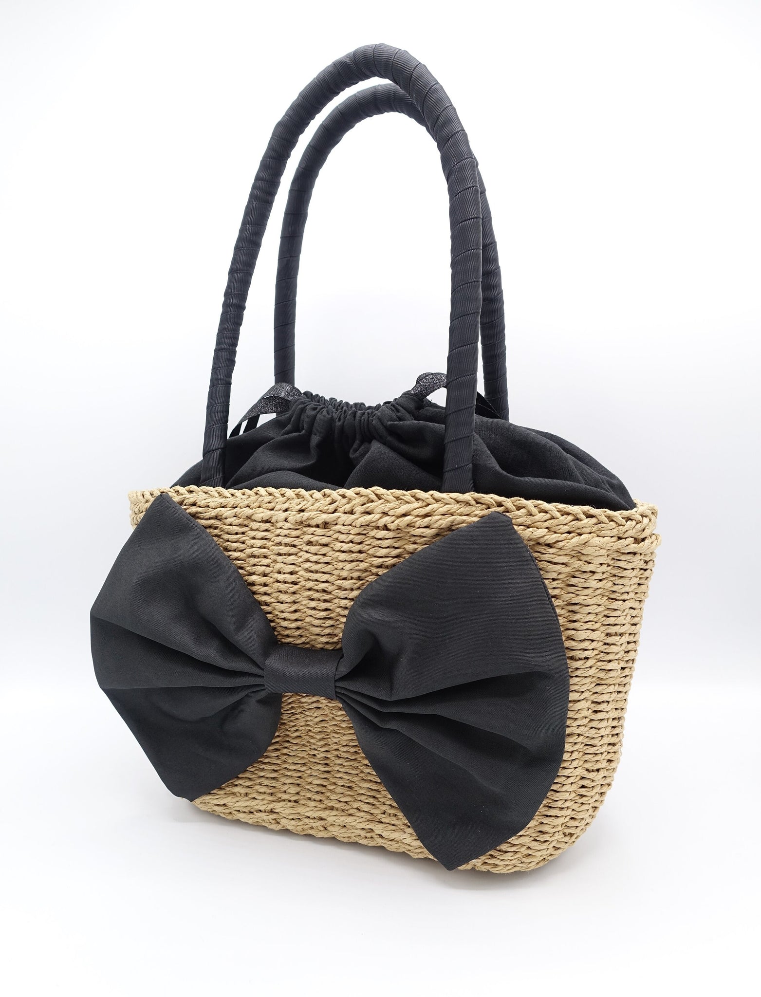 rattan handbag, rattan bow bag, vacation bag for women
