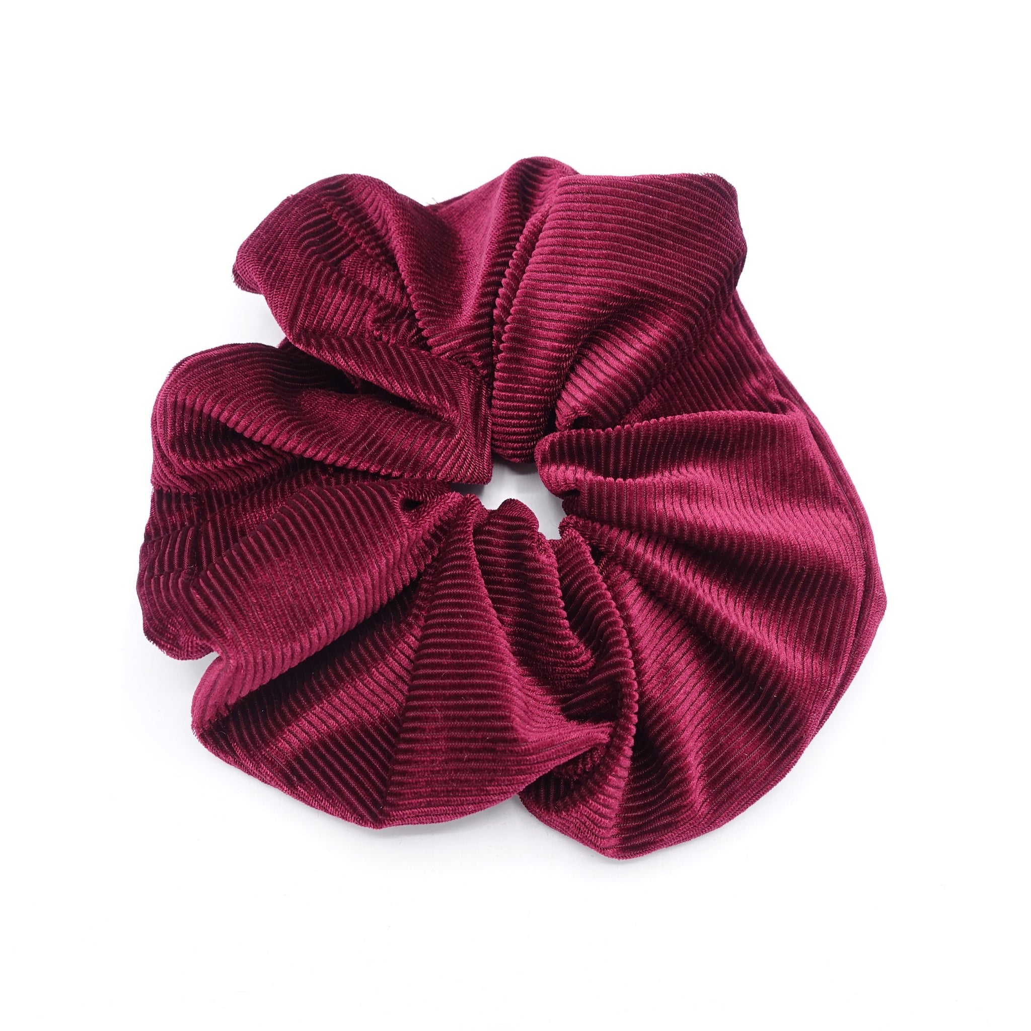 velour scrunchies, corduroy scrunchies, large scrunchies for women