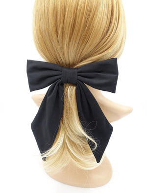 VeryShine claw/banana/barrette suede bow Autumn Winter hair accessory for women