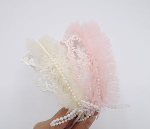 veryshine.com Baby & Kids tulle floral lace headband for a girl and kid