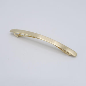 veryshine.com Barrette (Bow) Gold metal hair barrette, minimalist hair barrette, simple hair barrette for women