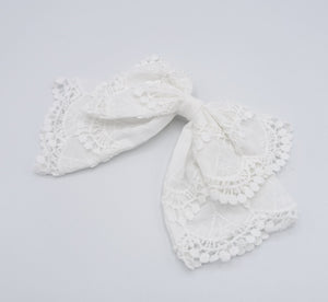 veryshine.com Barrette (Bow) lace hair bow for women