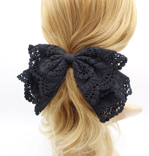 veryshine.com Barrette (Bow) lace hair bow for women