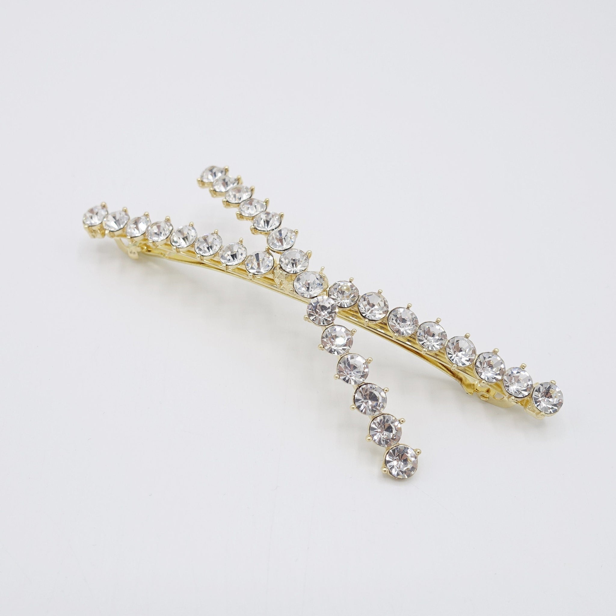 veryshine.com Barrette (Bow) rhinestone pearl hair barrette, rhinestone hair barrette for women