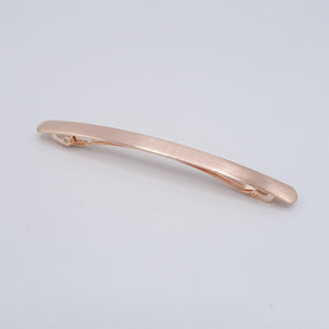 veryshine.com Barrette (Bow) Rose gold metal hair barrette, minimalist hair barrette, simple hair barrette for women