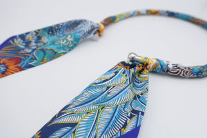 veryshine.com Barrette (Bow) scarf necklace, leaf flower pattern necklace, magnetic necklace