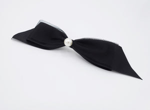 veryshine.com Barrette (Bow) tulle layered satin layered hair bow for women