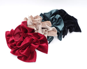 veryshine.com Barrette (Bow) velvet ruffle bow barrette for women