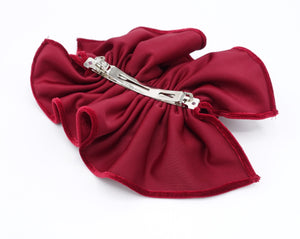 veryshine.com Barrette (Bow) velvet ruffle bow barrette for women