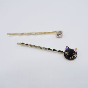 veryshine.com Black cat bobby pin set