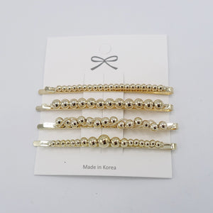 veryshine.com Bobby pin a set of 4 golden ball bobby pins