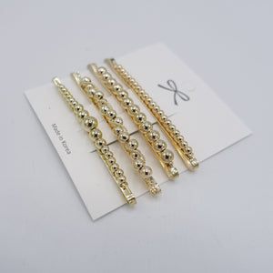 veryshine.com Bobby pin a set of 4 golden ball bobby pins