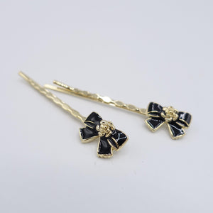 veryshine.com Bobby pin Black bow bow bobby pin, hair dryer bobby pin, cute bobby pin set