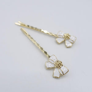 veryshine.com Bobby pin Cream white bow bow bobby pin, hair dryer bobby pin, cute bobby pin set