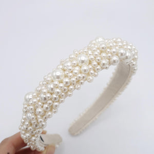 veryshine.com Bridal acc. bridal headband, pearl beaded headband , wedding headband