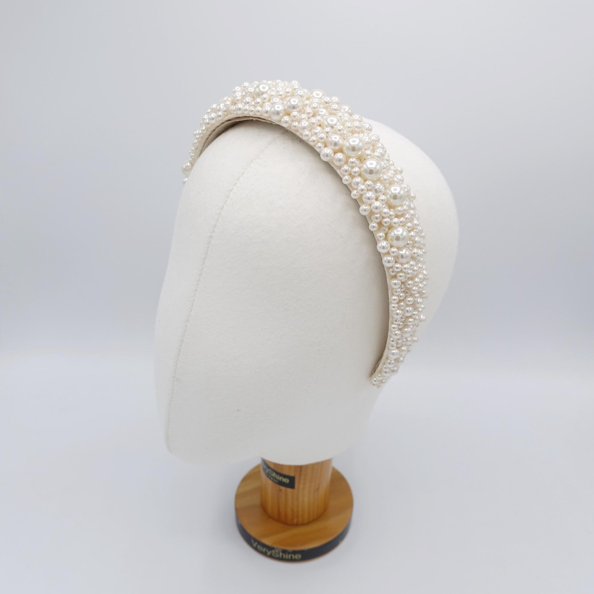 veryshine.com Bridal acc. bridal headband, pearl beaded headband , wedding headband