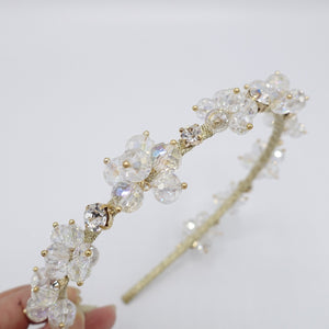 veryshine.com Bridal acc. Crystal crystal bead flower headband, event headband for women