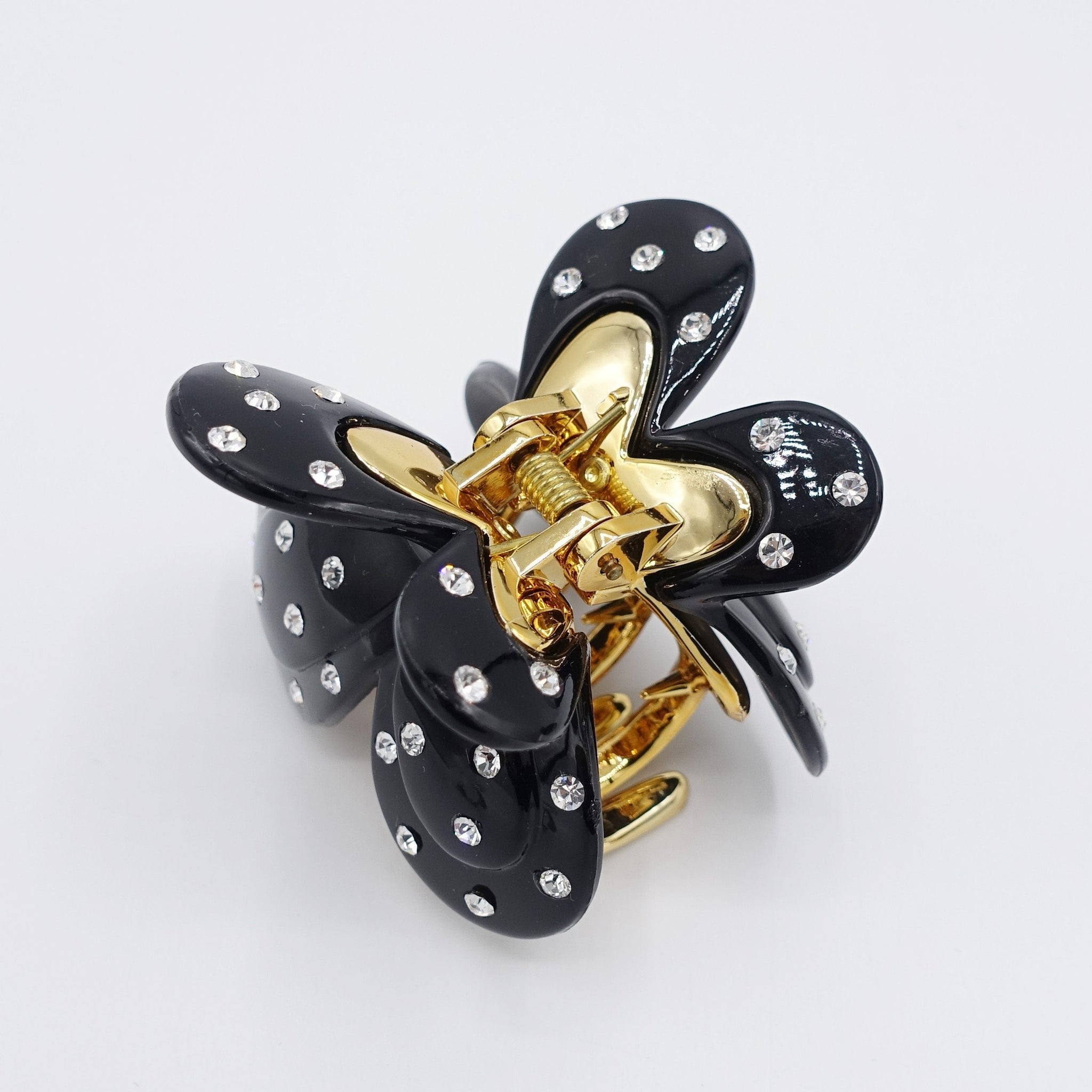 veryshine.com Hair Claw butterful hair claw, rhinestone hair claw, two tone hair claw for women