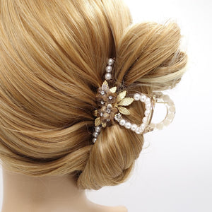 veryshine.com Hair Claw decorative hair claw, pearl hair claw, cute hair claw for women