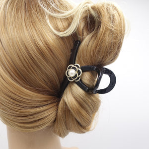 veryshine.com Hair Claw flower hair claw, floral hair claw, camellia hair claw clip for women