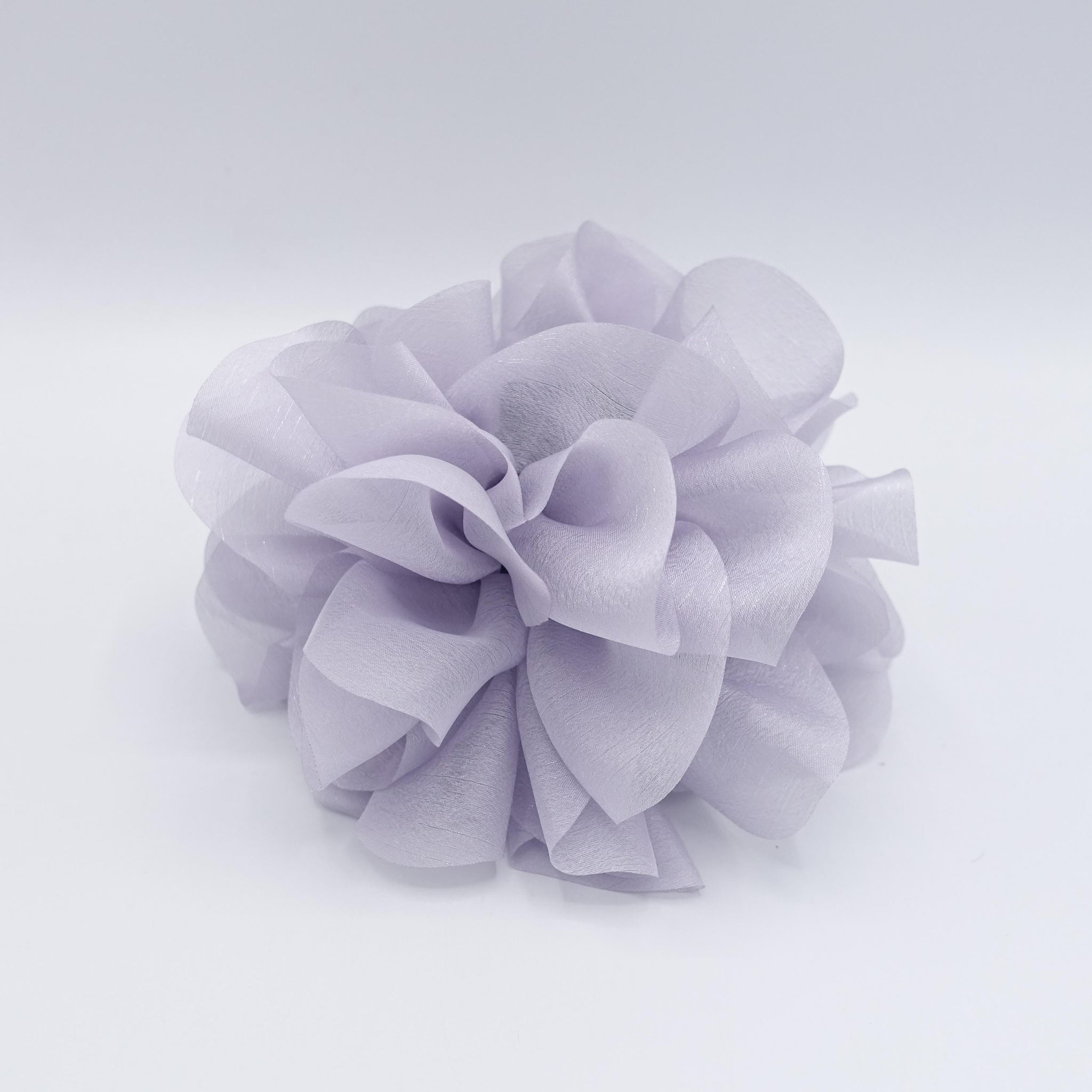 veryshine.com Hair Claw Light violet big flower hair claw, organza hair claw for women