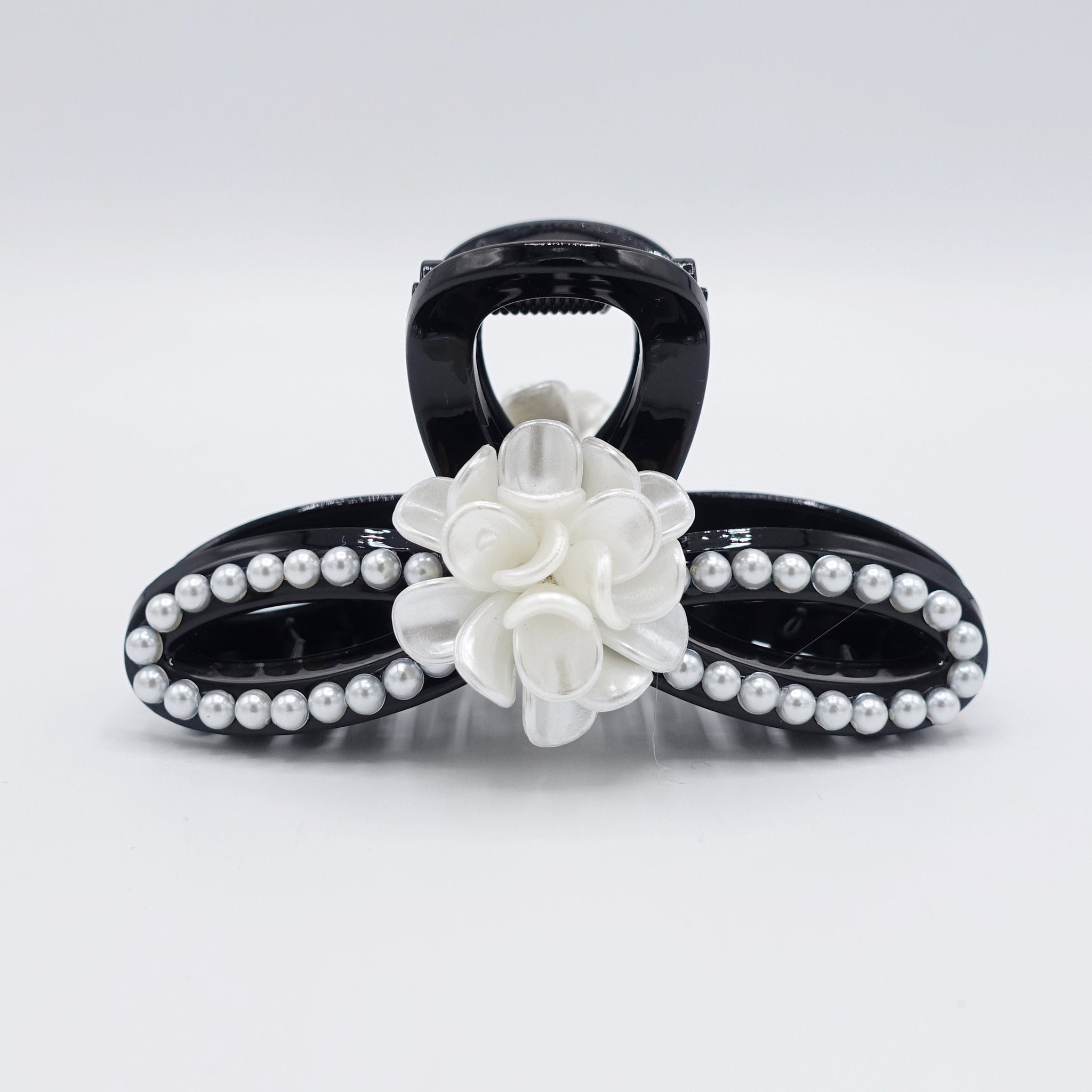 veryshine.com Hair Claw pearl hair claw, pearl flower embellished hair claw for women