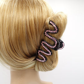 veryshine.com Hair Claw rhinestone hair claw, wave hair claw, bling hair accessory for women