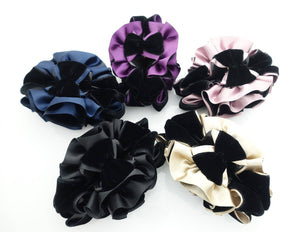 veryshine.com Hair Claw velvet flower hair claw, velvet bow hair clamp, handmade hair accessory for women