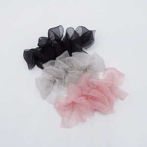 veryshine.com Hair Clip organza bow hair clip, mini hair bow clip