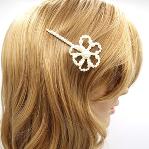 veryshine.com Hair Clip pear flower hair clip, pearl petal hair clip