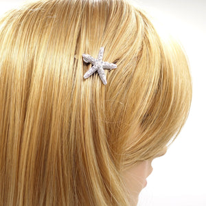 veryshine.com Hair Clip starfish rhinestone hair clip, magnetic hair clip, small hair clip