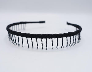 veryshine.com Headband Black daily comb headband, teeth headband for women