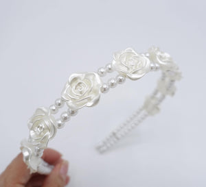 veryshine.com Headband bridal headband, wedding headband, pearl double headband