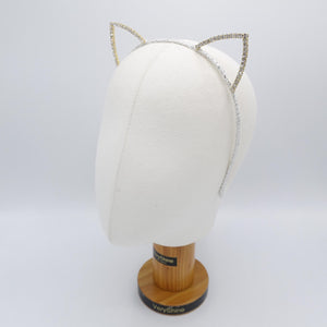 veryshine.com Headband cat ear headband, rhinestone event headband, crystal ear headband for women