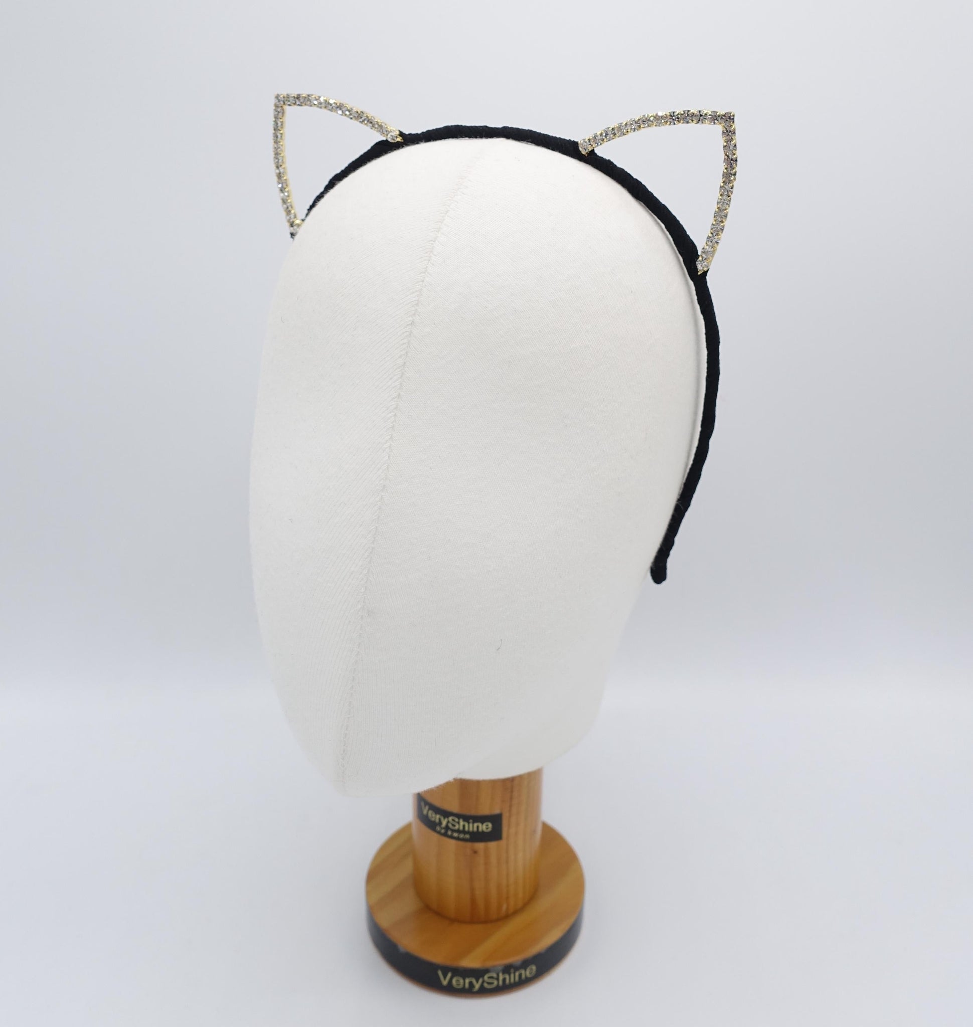 veryshine.com Headband cat ear headband, rhinestone event headband, crystal ear headband for women