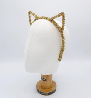 veryshine.com Headband cat ear headband, spike sequin headband, glittering headband