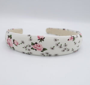 veryshine.com Headband Cream white floral headband, basic headband, daily headband for women