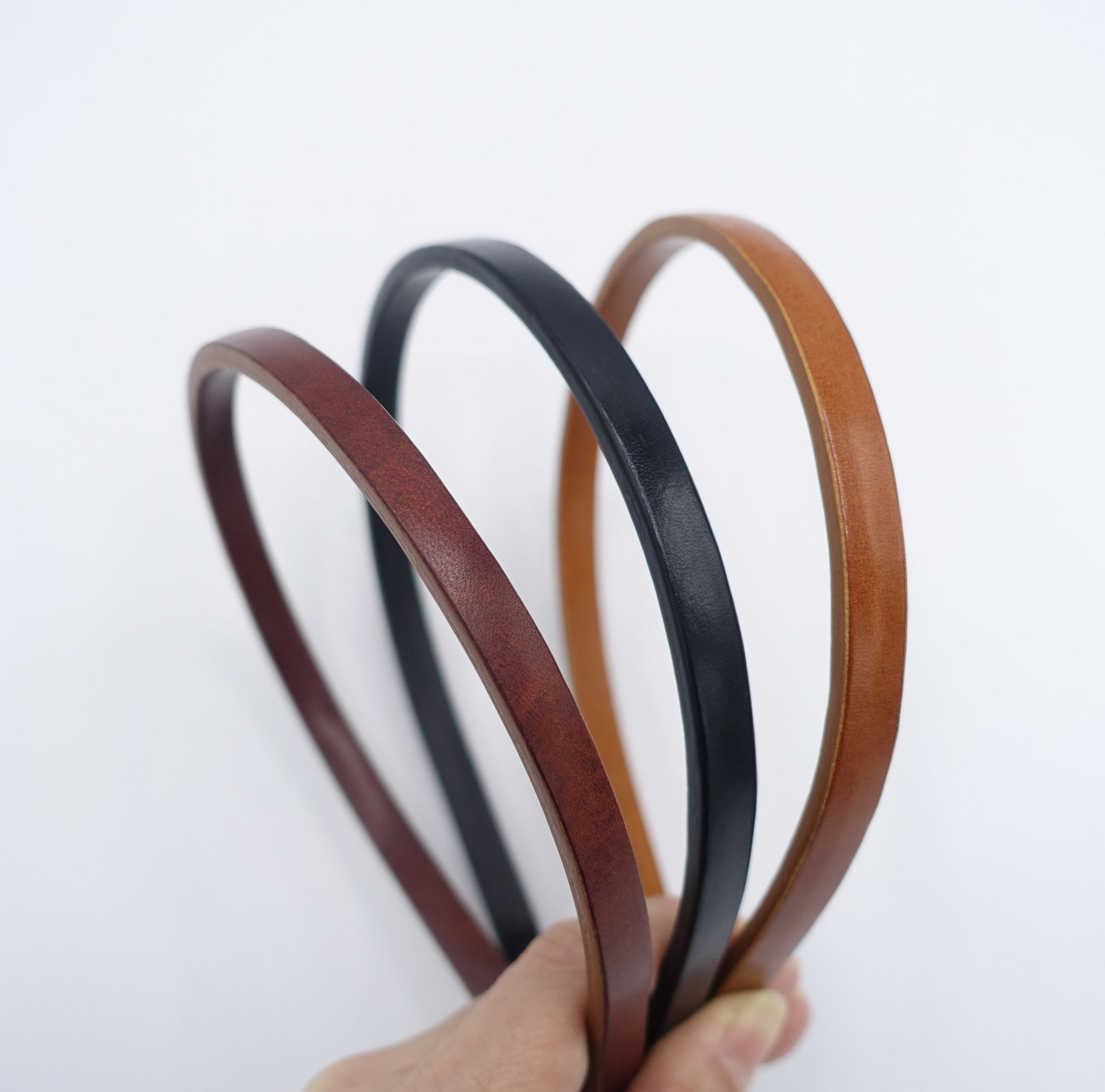 veryshine.com Headband genuine leather headbands, Thin headband, Romanesque leather headband, leather hair accessories for women