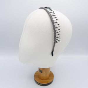 veryshine.com Headband Gray daily comb headband, teeth headband for women