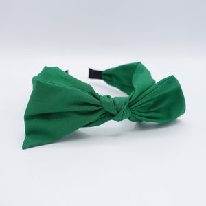 veryshine.com Headband Green solid bow knot headband, casual headband, daily headband for women