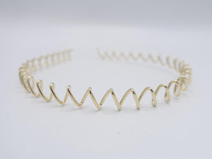 veryshine.com Headband metal headband, zigzag headband, unisex headband