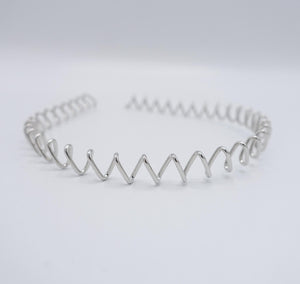 veryshine.com Headband metal headband, zigzag headband, unisex headband