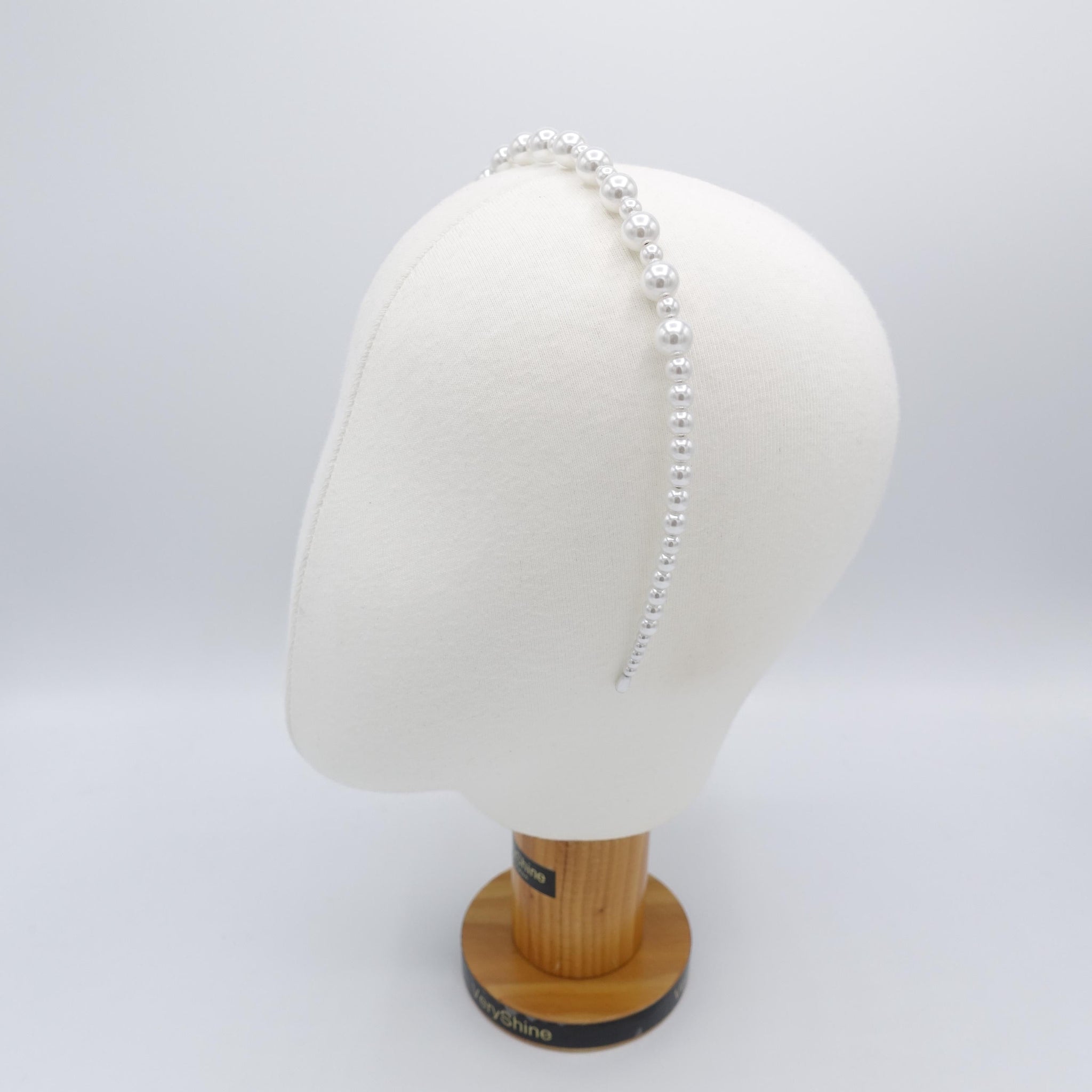 pearl headband thin 