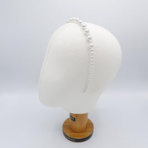 pearl headband thin 