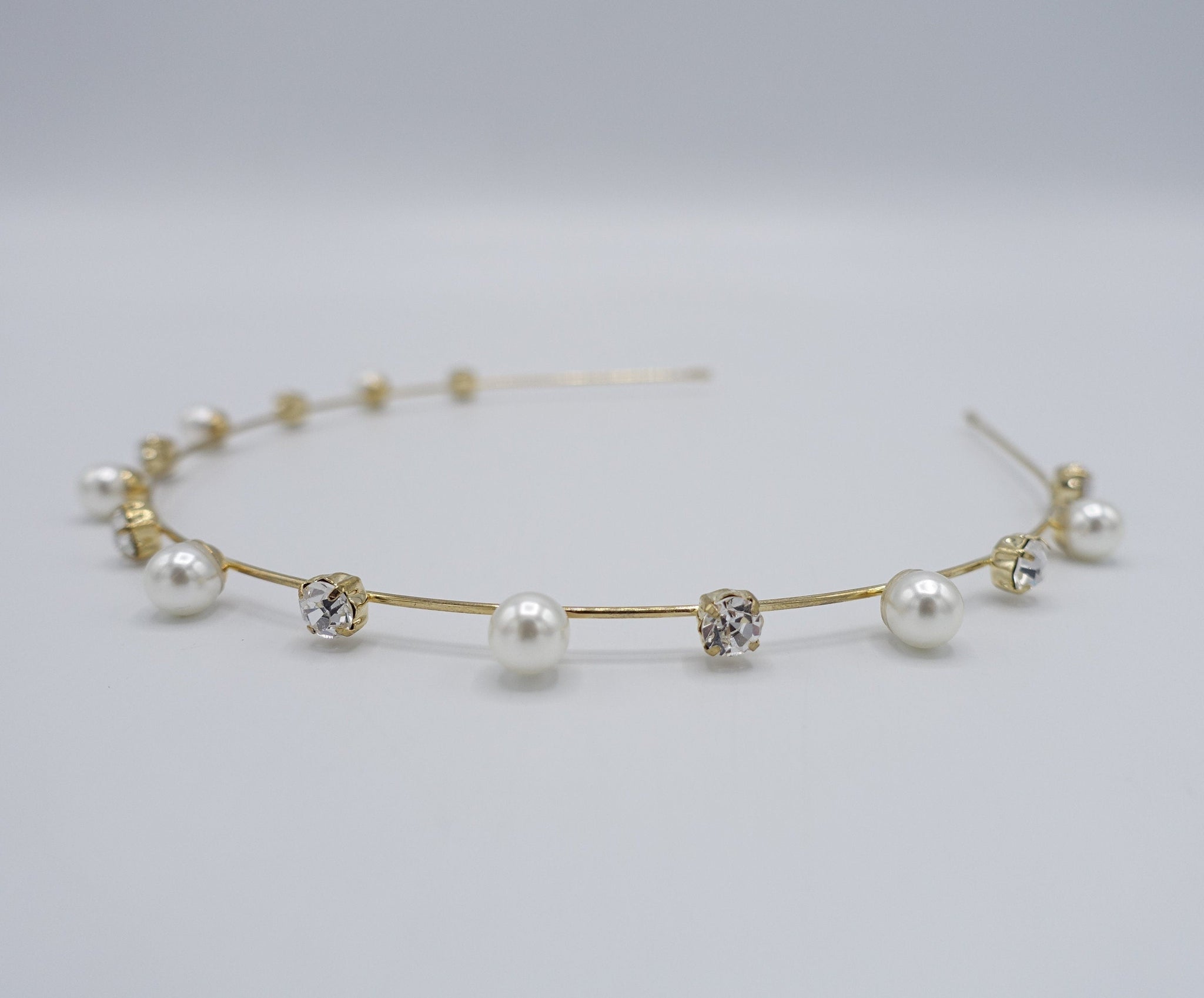 veryshine.com Headband pearl rhinestone headband, thin headband, pearl thin headband